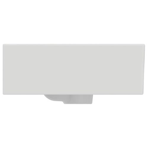 Immagine di Ideal Standard EXTRA lavamani rettificato sospeso o da appoggio L.45 cm, monoforo, con troppopieno, colore bianco T391701