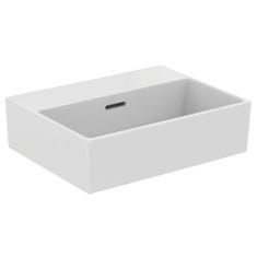 Immagine di Ideal Standard EXTRA lavamani rettificato sospeso o da appoggio L.45 cm, con troppopieno, colore bianco T391801