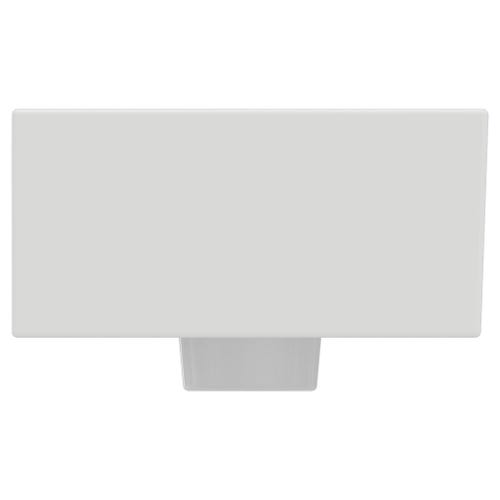Immagine di Ideal Standard EXTRA lavamani asimmetrico sospeso o da appoggio L.45 cm, con troppopieno, colore bianco T392201