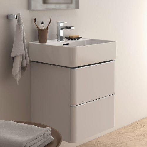 Immagine di Ideal Standard STRADA II lavabo rettangolare L.50 cm, monoforo, con troppopieno, colore bianco T292801