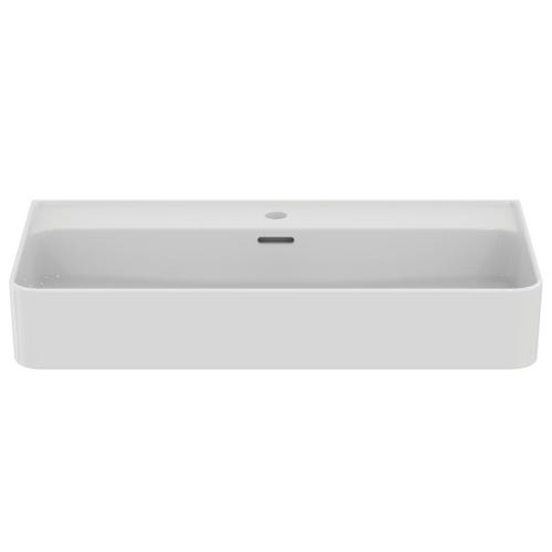 Immagine di Ideal Standard STRADA II lavabo rettangolare L.80 cm, monoforo, con troppopieno, colore bianco T300101