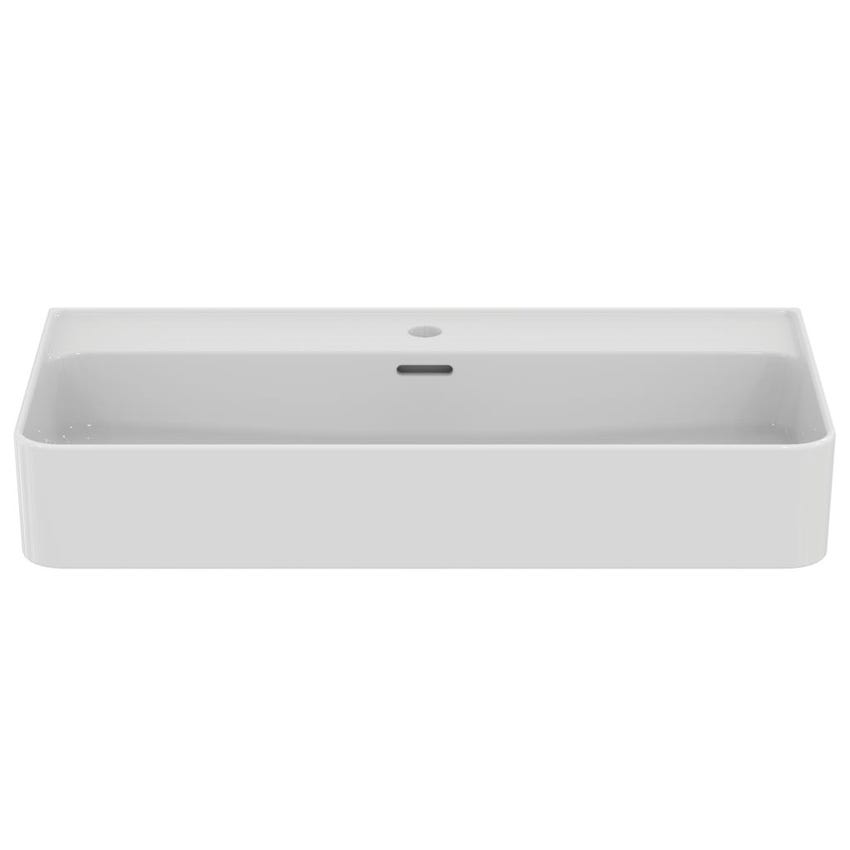 Immagine di Ideal Standard STRADA II lavabo rettangolare L.80 cm, monoforo, con troppopieno, colore bianco T300101