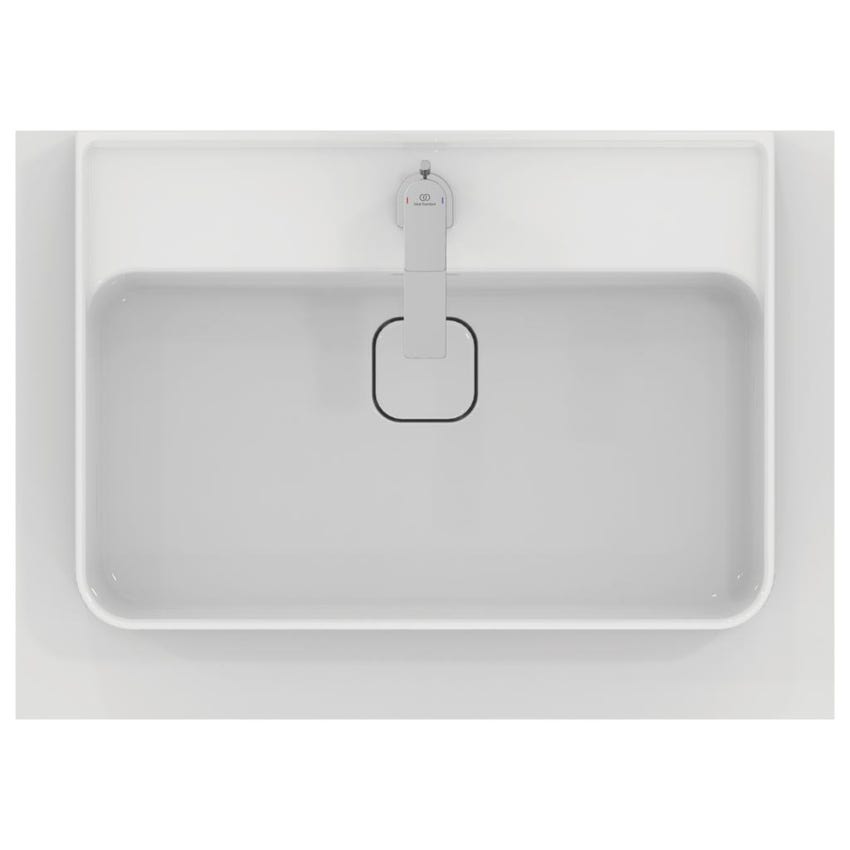 Immagine di Ideal Standard STRADA II lavabo rettangolare L.60 cm, monoforo, con troppopieno, colore bianco T300001