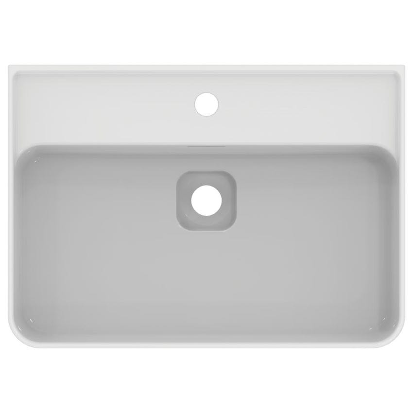 Immagine di Ideal Standard STRADA II lavabo rettangolare L.60 cm, monoforo, con troppopieno, colore bianco T300001