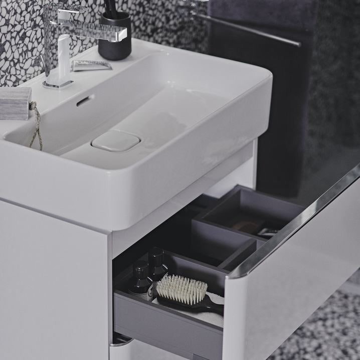 Immagine di Ideal Standard STRADA II lavabo rettangolare L.60 cm, monoforo, con troppopieno, colore bianco T300001