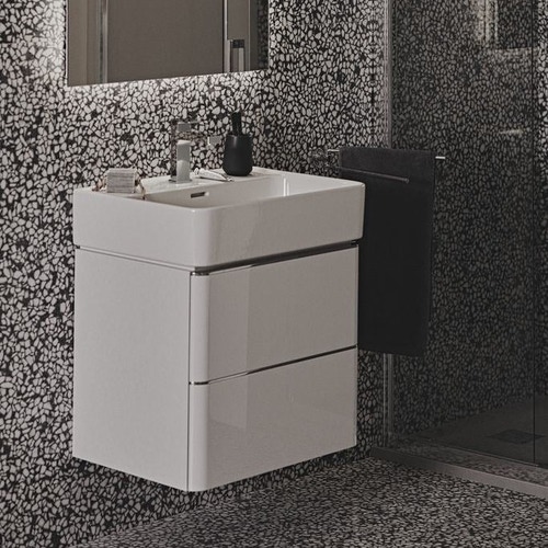 Immagine di Ideal Standard STRADA II lavabo rettangolare L.60 cm, monoforo, con troppopieno, colore bianco T300001