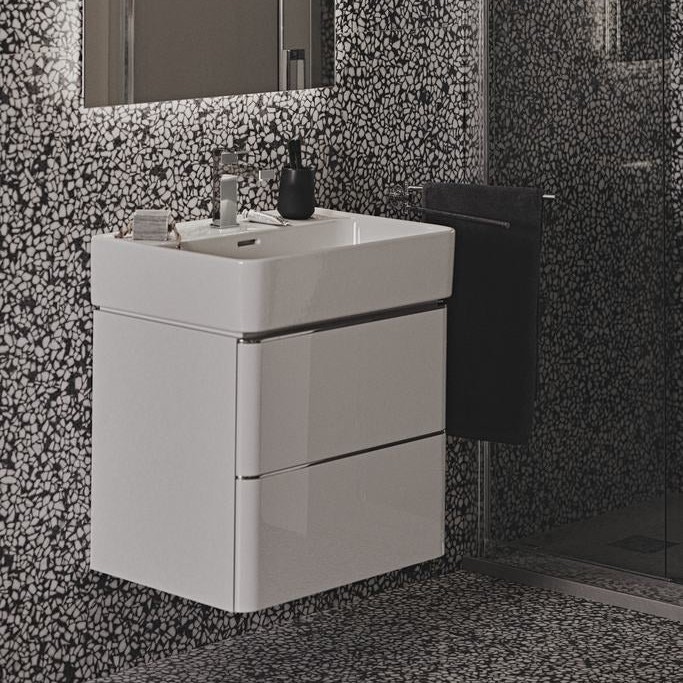 Immagine di Ideal Standard STRADA II lavabo rettangolare L.60 cm, monoforo, con troppopieno, colore bianco T300001