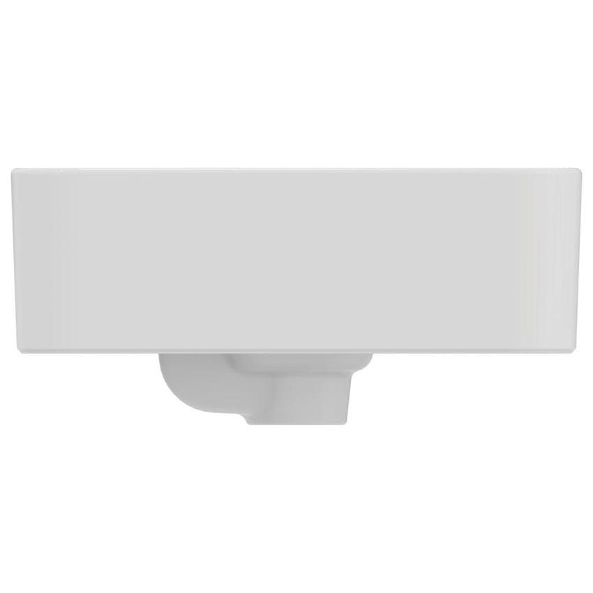 Immagine di Ideal Standard STRADA II lavabo rettangolare da appoggio L.60 cm monoforo, con troppopieno, colore bianco T299801