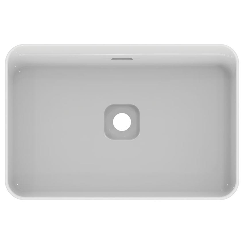 Immagine di Ideal Standard STRADA II lavabo rettangolare da appoggio L.60 cm, con troppopieno, colore bianco T299901