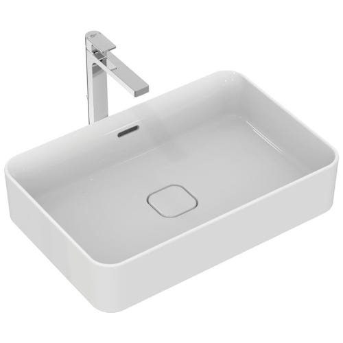 Immagine di Ideal Standard STRADA II lavabo rettangolare da appoggio L.60 cm, con troppopieno, colore bianco T299901