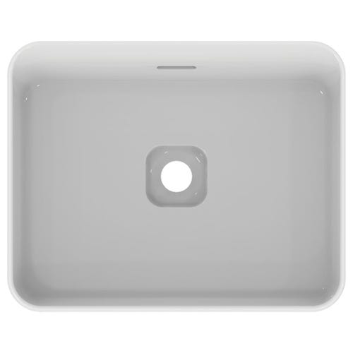 Immagine di Ideal Standard STRADA II lavabo rettangolare da appoggio L.50 cm, con troppopieno, colore bianco T296501