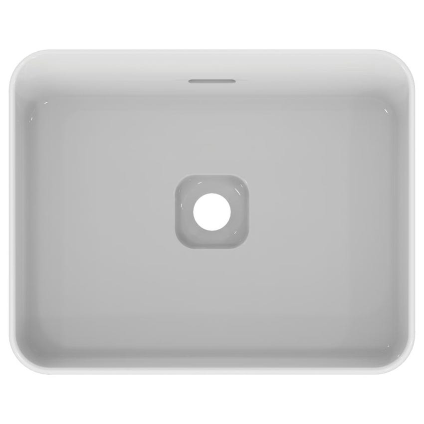 Immagine di Ideal Standard STRADA II lavabo rettangolare da appoggio L.50 cm, con troppopieno, colore bianco T296501