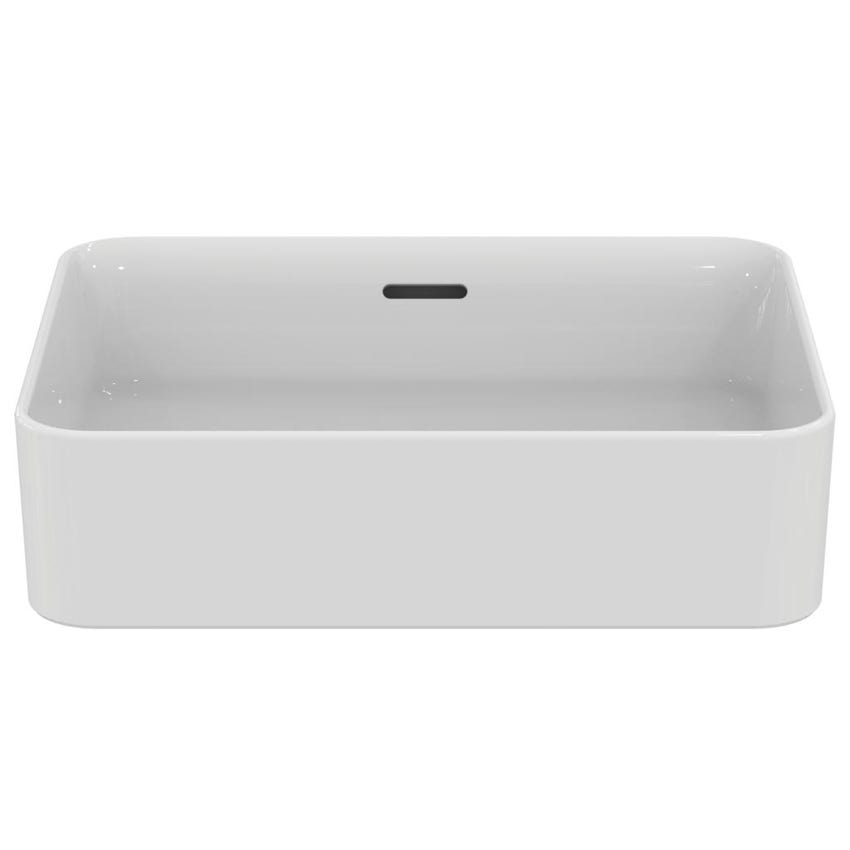 Immagine di Ideal Standard STRADA II lavabo rettangolare da appoggio L.50 cm, con troppopieno, colore bianco T296501