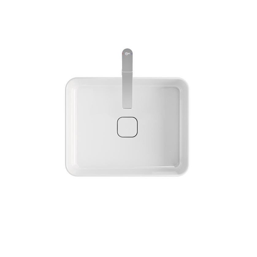 Immagine di Ideal Standard STRADA II lavabo rettangolare da appoggio L.50 cm, senza troppopieno, colore bianco T296701