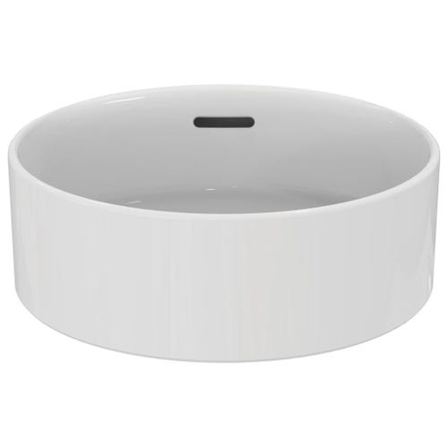 Immagine di Ideal Standard STRADA II lavabo rotondo da appoggio Ø 38 cm, con troppopieno, colore bianco T292901