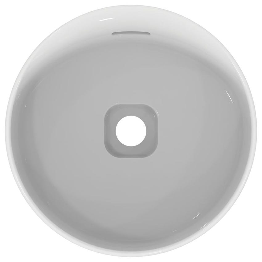 Immagine di Ideal Standard STRADA II lavabo rotondo da appoggio Ø 38 cm, con troppopieno, colore bianco T292901