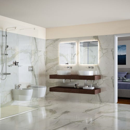 Immagine di Ideal Standard STRADA II lavabo rotondo da appoggio Ø 45 cm, senza troppopieno, colore bianco T295901