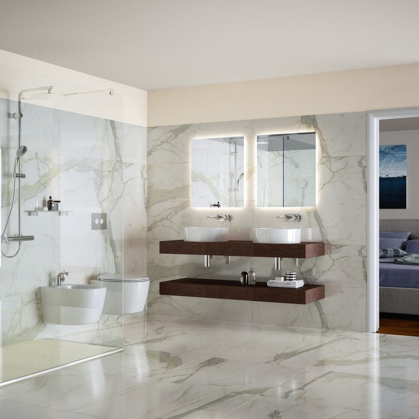 Immagine di Ideal Standard STRADA II lavabo rotondo da appoggio Ø 45 cm, senza troppopieno, colore bianco T295901