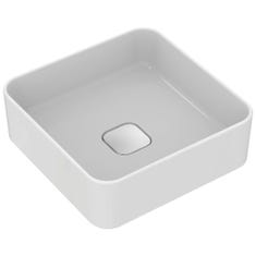 Immagine di Ideal Standard STRADA II lavabo quadrato da appoggio 40 cm, senza troppopieno, colore bianco T296201
