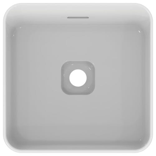 Immagine di Ideal Standard STRADA II lavabo quadrato da appoggio 40 cm, con troppopieno, colore bianco T296301