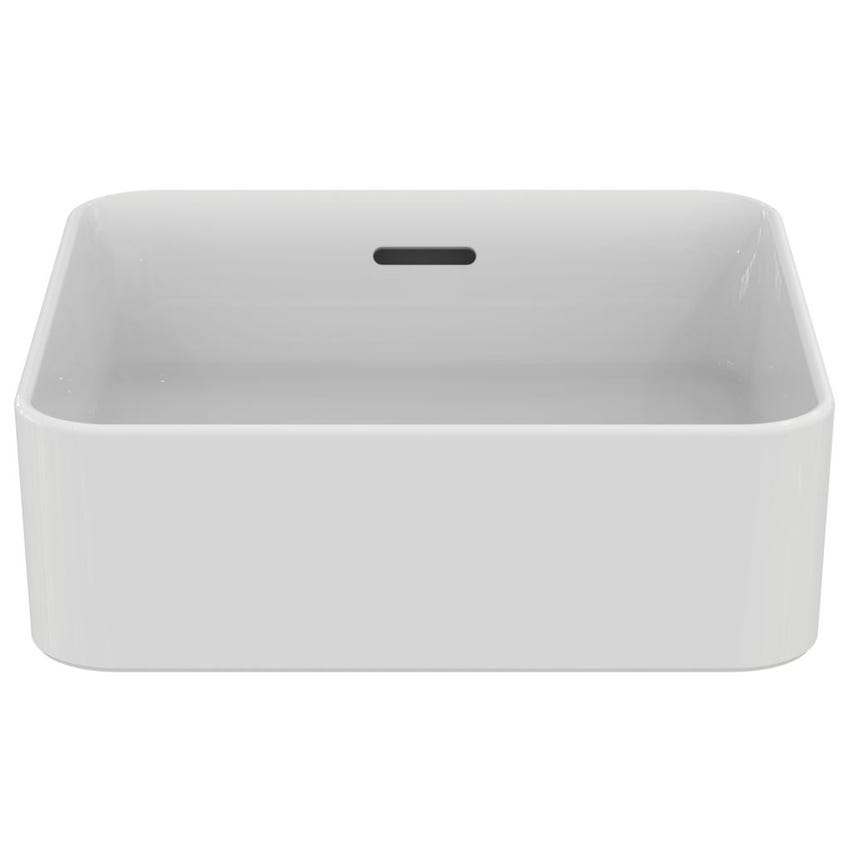 Immagine di Ideal Standard STRADA II lavabo quadrato da appoggio 40 cm, con troppopieno, colore bianco T296301