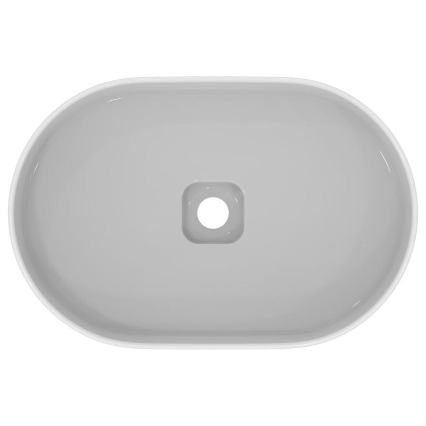 Immagine di Ideal Standard STRADA II lavabo ovale da appoggio L.60 cm, senza troppopieno, colore bianco T298101