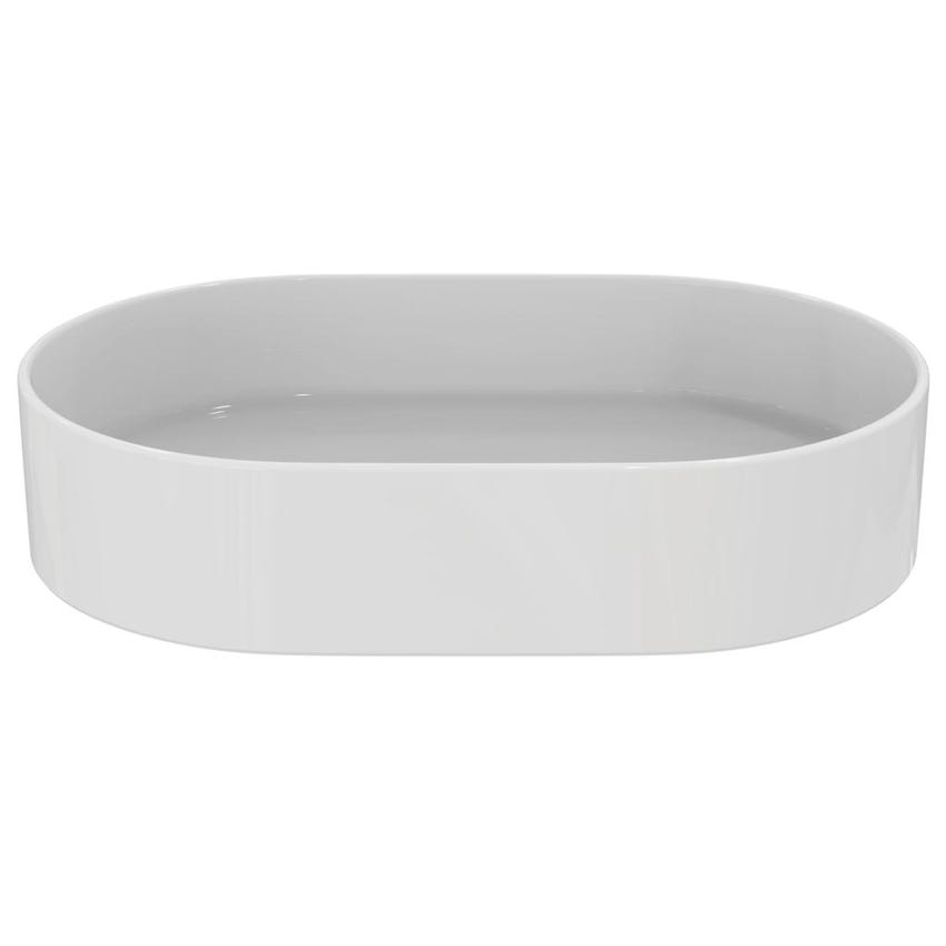 Immagine di Ideal Standard STRADA II lavabo ovale da appoggio L.60 cm, senza troppopieno, colore bianco T298101