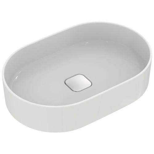 Immagine di Ideal Standard STRADA II lavabo ovale da appoggio L.60 cm, senza troppopieno, colore bianco T298101