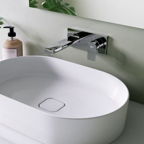 Immagine di Ideal Standard STRADA II lavabo ovale da appoggio L.60 cm, senza troppopieno, colore bianco T298101