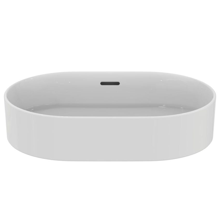 Immagine di Ideal Standard STRADA II lavabo ovale da appoggio L.60 cm, con troppopieno, colore bianco T360401