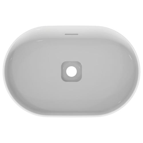 Immagine di Ideal Standard STRADA II lavabo ovale da appoggio L.60 cm, con troppopieno, colore bianco T360401