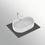 Immagine di Ideal Standard STRADA II lavabo ovale da appoggio L.60 cm, con troppopieno, colore bianco T360401