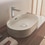 Immagine di Ideal Standard STRADA II lavabo ovale da appoggio L.60 cm, con troppopieno, colore bianco T360401