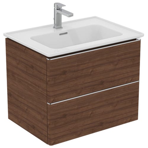 Immagine di Ideal Standard STRADA II lavabo top rettangolare L.60 cm, monoforo, con troppopieno, colore bianco T299101