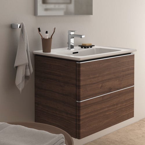 Immagine di Ideal Standard STRADA II lavabo top rettangolare L.60 cm, monoforo, con troppopieno, colore bianco T299101