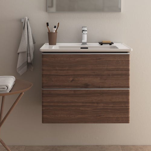 Immagine di Ideal Standard STRADA II lavabo top rettangolare L.60 cm, monoforo, con troppopieno, colore bianco T299101