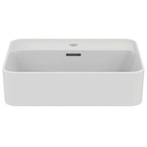 Immagine di Ideal Standard STRADA II lavabo rettangolare da semincasso L.50 cm monoforo, con troppopieno, colore bianco T299301