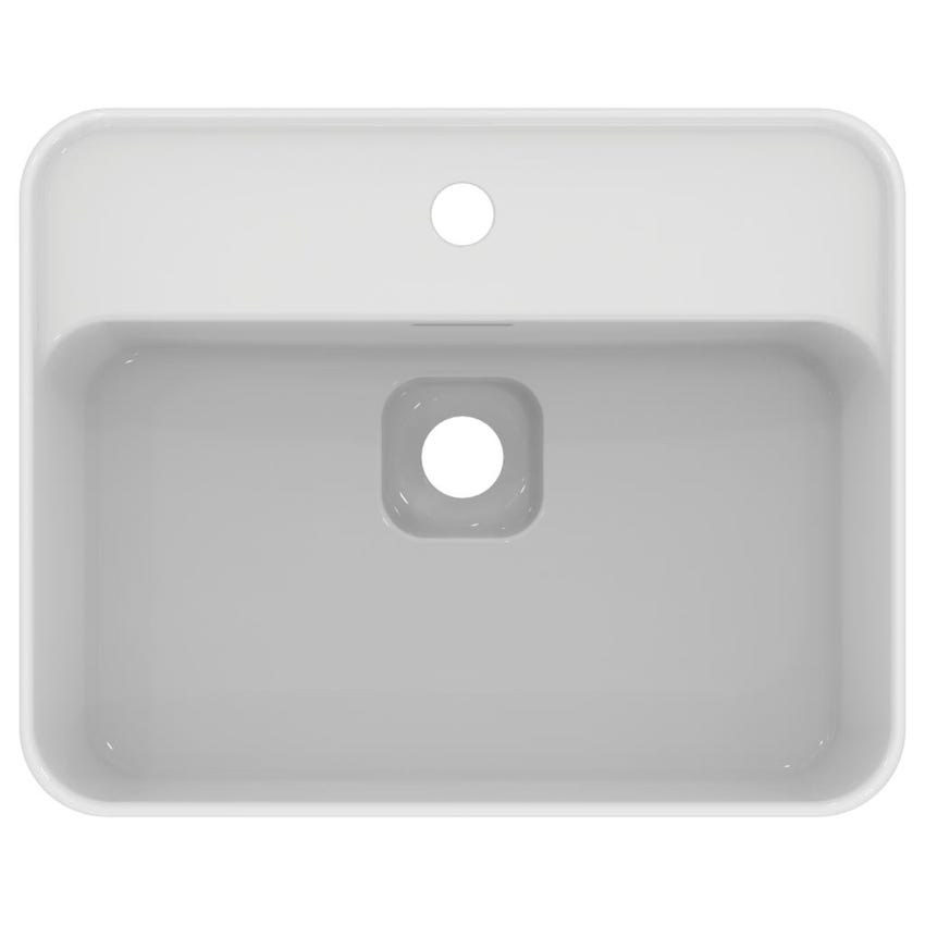 Immagine di Ideal Standard STRADA II lavabo rettangolare da semincasso L.50 cm monoforo, con troppopieno, colore bianco T299301