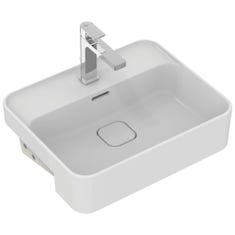 Immagine di Ideal Standard STRADA II lavabo rettangolare da semincasso L.50 cm monoforo, con troppopieno, colore bianco T299301