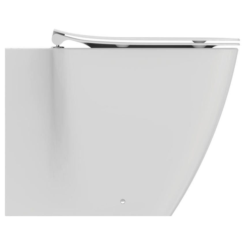 Immagine di Ideal Standard STRADA II vaso a pavimento universale filo parete AquaBlade® con sedile slim senza chiusura rallentata, colore bianco T359901