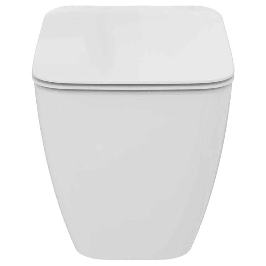 Immagine di Ideal Standard STRADA II vaso a pavimento universale filo parete AquaBlade® con sedile slim senza chiusura rallentata, colore bianco T359901