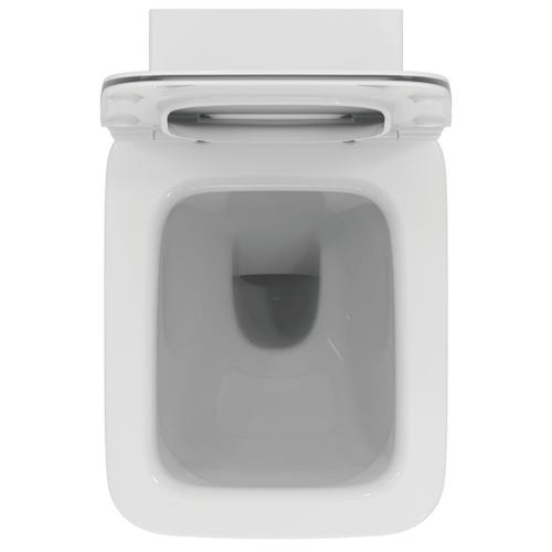 Immagine di Ideal Standard STRADA II vaso a pavimento universale filo parete AquaBlade® con sedile slim con chiusura rallentata, colore bianco T359801