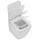 Ideal Standard STRADA II vaso a pavimento universale, a filo parete, completo di sedile slim con discesa rallentata, colore bianco T464801