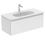Immagine di Ideal Standard TESI lavabo top L.100 cm monoforo, con troppopieno, colore bianco seta finitura opaco T3508V1