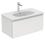 Immagine di Ideal Standard TESI lavabo top L.80 cm monoforo, con troppopieno, colore bianco seta finitura opaco T3509V1