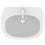 Immagine di Ideal Standard TESI lavabo L.65 cm monoforo, con troppopieno, colore bianco seta finitura opaco T3513V1