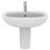 Immagine di Ideal Standard TESI lavabo L.65 cm monoforo, con troppopieno, colore bianco seta finitura opaco T3513V1