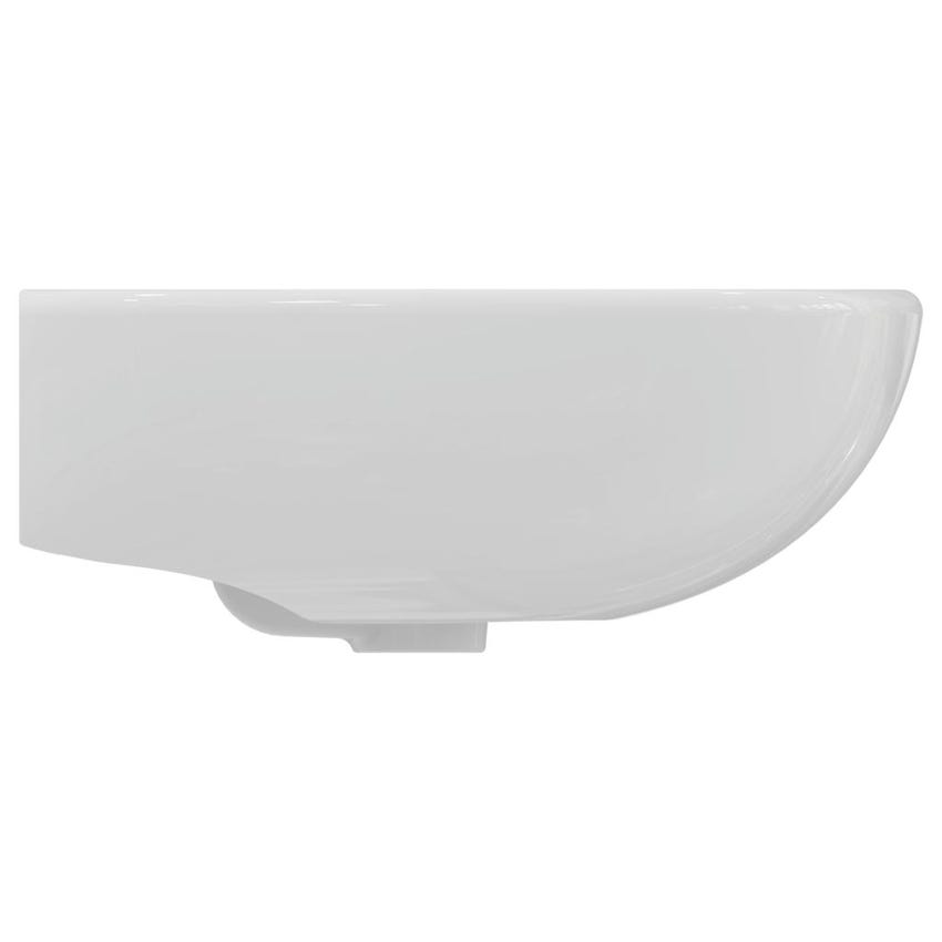 Immagine di Ideal Standard TESI lavabo L.60 cm monoforo, con troppopieno, colore bianco seta finitura opaco T3514V1