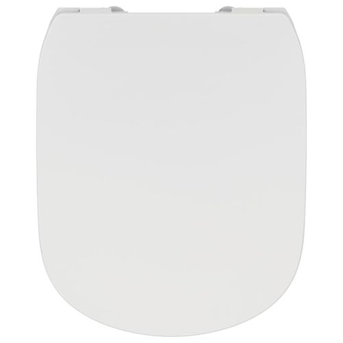 Immagine di Ideal Standard TESI sedile slim con chiusura rallentata per vasi Tesi, colore bianco seta finitura opaco T3527V1