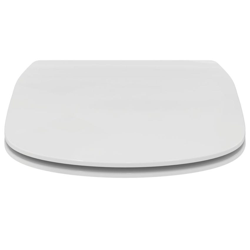 Immagine di Ideal Standard TESI sedile slim con chiusura rallentata per vasi Tesi, colore bianco seta finitura opaco T3527V1